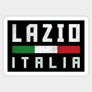 Lazio / Italian Retro Typography Design Sticker